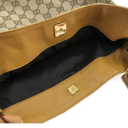  GUCCI グッチ バンブー 2weyバッグ GGキャンバス 001 4058 ベージュ