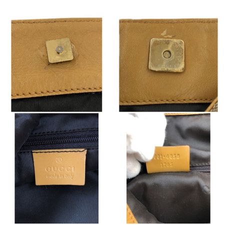  GUCCI グッチ バンブー 2weyバッグ GGキャンバス 001 4058 ベージュ