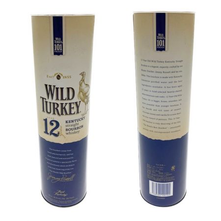  WILD TURKEY ワイルドターキー 12年 青ラベル 古酒  未開栓
