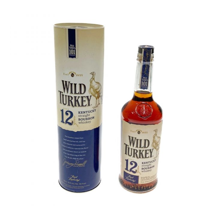 WILD TURKEY ワイルドターキー 12年 青ラベル 古酒 未開栓｜中古｜なんでもリサイクルビッグバン