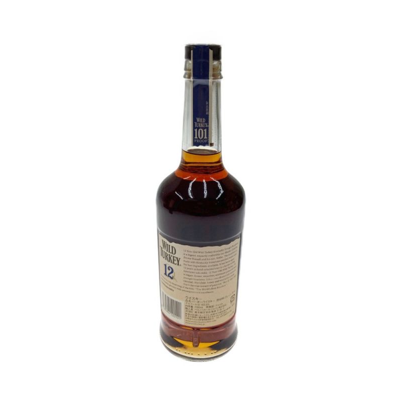 中古】 WILD TURKEY ワイルドターキー 12年 青ラベル 古酒 未開