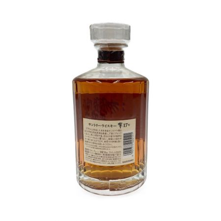 【北海道内限定発送】 HIBIKI サントリーヒビキ 響 17年 43％ 700ml 箱付 ウイスキー 未開栓 未開栓