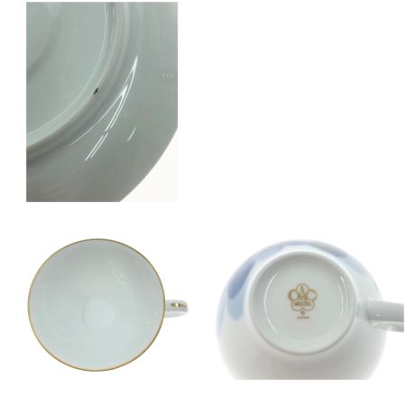  大倉陶園 ブルーローズ コーヒーカップ＆ソーサー