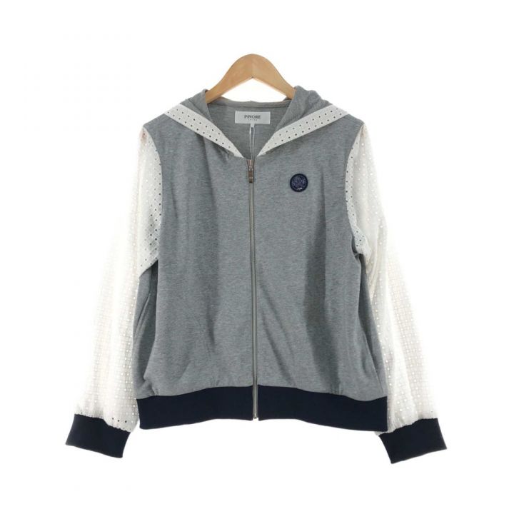 未使用　上質　PINORE 日本製　春夏ジャケット　ノーカラージャケット 未使用 上質 PINORE 日本製 春夏ジャケット ノーカラージャケット