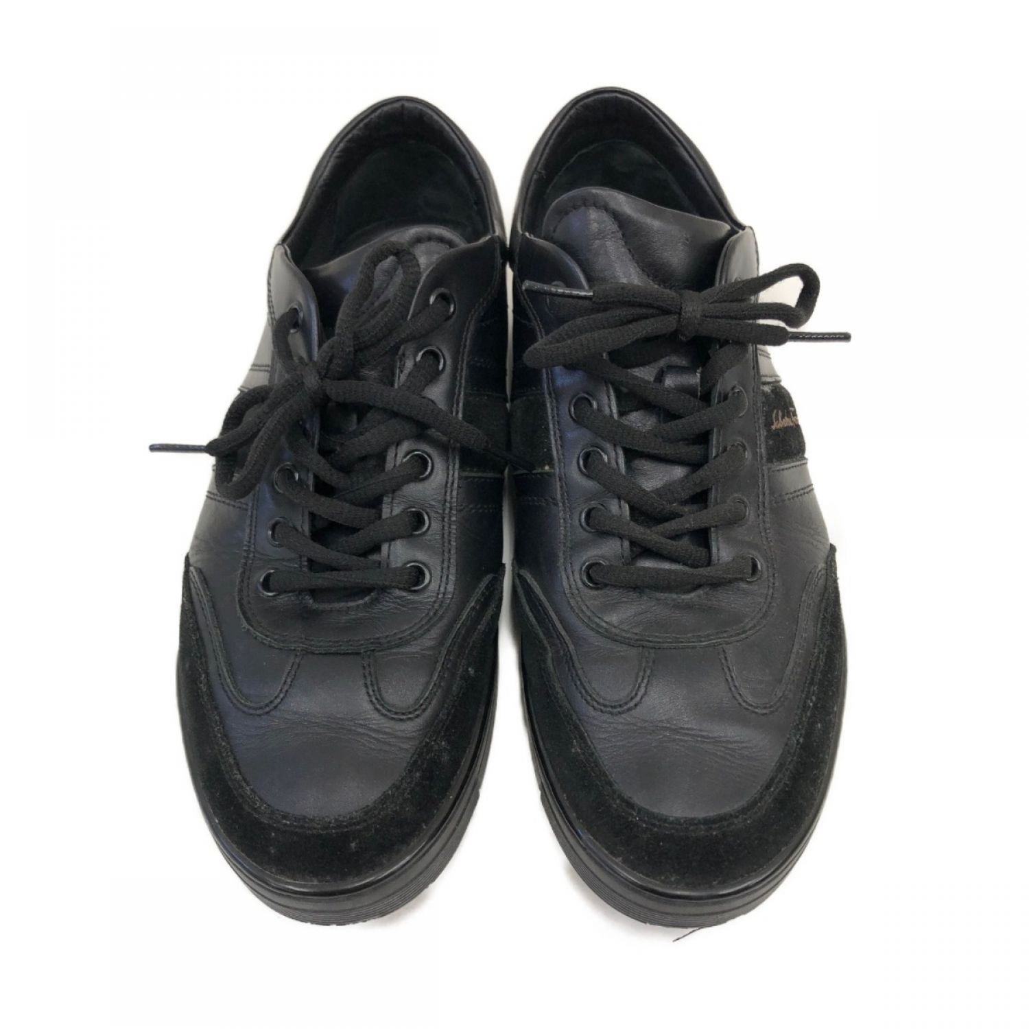 〇〇Salvatore Ferragamo サルヴァトーレフェラガモ 靴 スニーカー 表記サイズ7 1/2 33054 ブラック