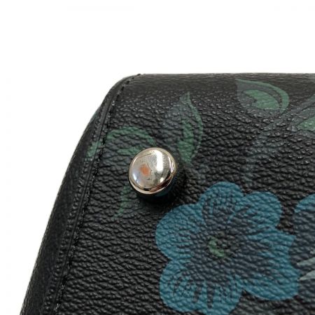  COACH コーチ 2way バック VICTORIAN FLORAL PRINT  ヴィクトリアン フローラル プリント F89154 ブルー x ブラック