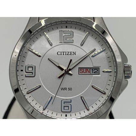 CITIZEN シチズン クォーツ 腕時計 BF-20001-55A シルバー