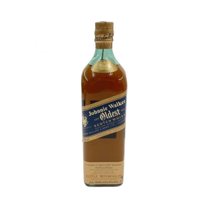 Johnnie Walker ジョニーウォーカー ブルーラベル Oldest 750ml 43度 ウィスキー 古酒 未開栓 ｜中古｜なんでもリサイクルビッグバン