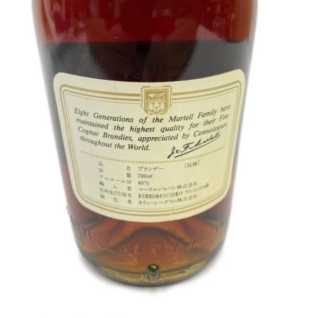  MARTELL マーテル MEDAILLON VSOP　メダイヨン 未開栓