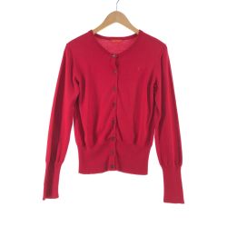〇〇 Vivienne Westwood ヴィヴィアン・ウエストウッド レディース カーディガン ニットカーディガン サイズ2 レッド Bランク