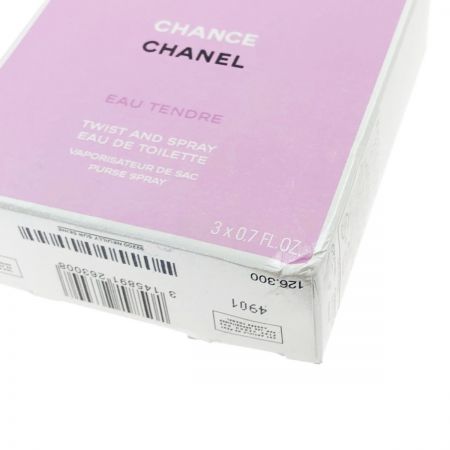  CHANEL シャネル チャンス オー タンドゥル ツィスト＆スプレイ 20ml 3本