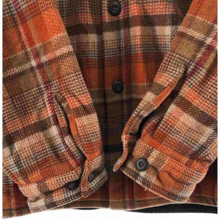  Patagonia パタゴニア メンズ ウールジャケット サイズM チェック ブラウン系