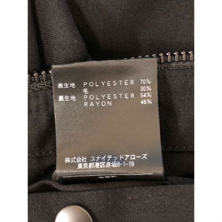  BEAUTY & YOUTH ビューティーアンドユース メンズ ジャケット ノーカラージャケット サイズL ブラック