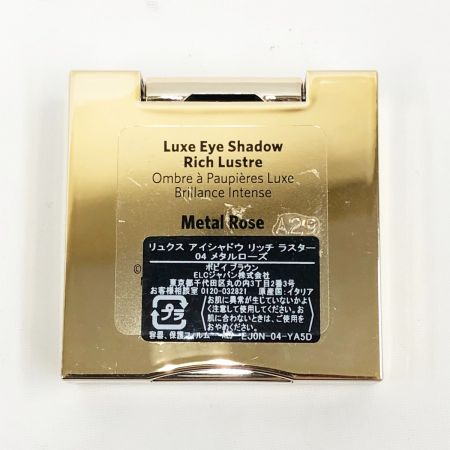  BOBBI BROWN アイシャドウ リュクス アイシャドウ リッチ ラスター  04 メタルローズ