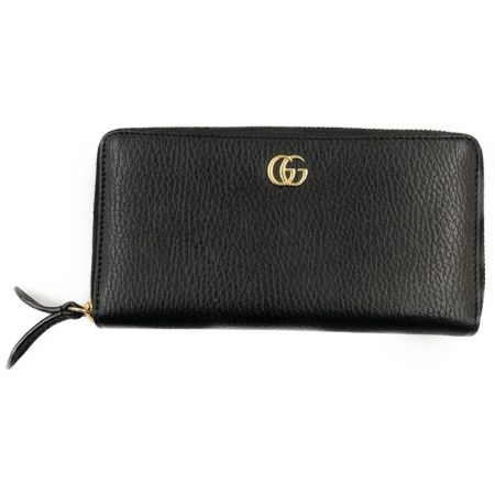  GUCCI グッチ 長財布 プチマーモント 456117 ブラック