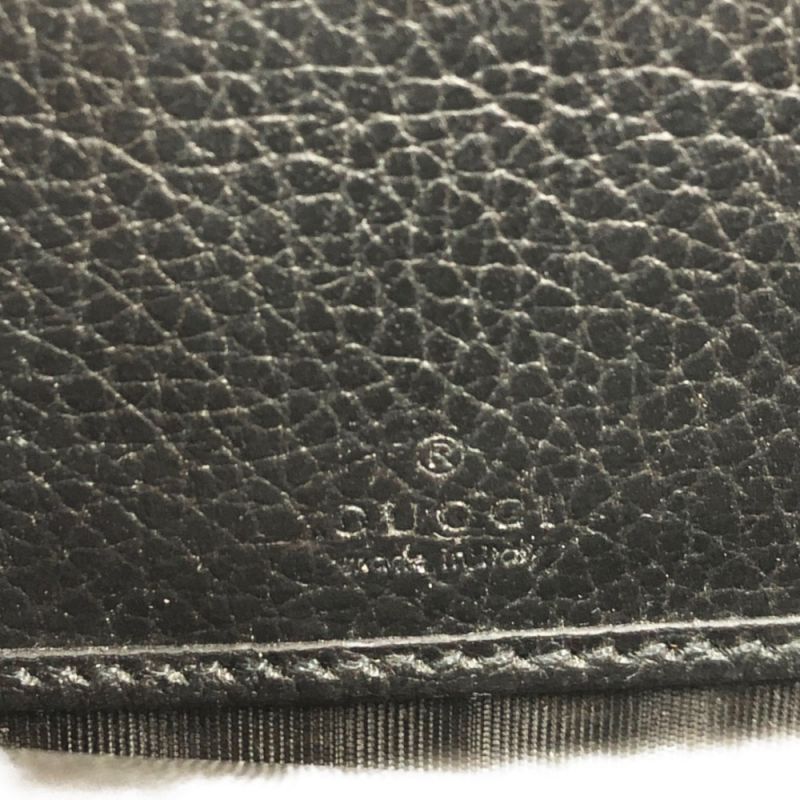 中古】 GUCCI グッチ 長財布 プチマーモント 456117 ブラック｜総合