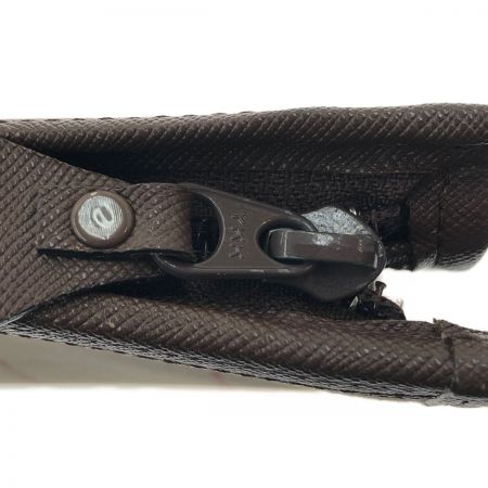  BURBERRY バーバリー スモークドチェック セカンドバック クラッチバック ブラウン