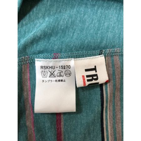  TRUNK レディース チュニック ボーダー サイズ38 ライトグリーン