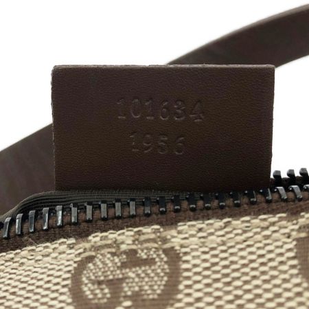  GUCCI グッチ アクセサリーポーチ GGキャンバス 101634 1956 ブラウン