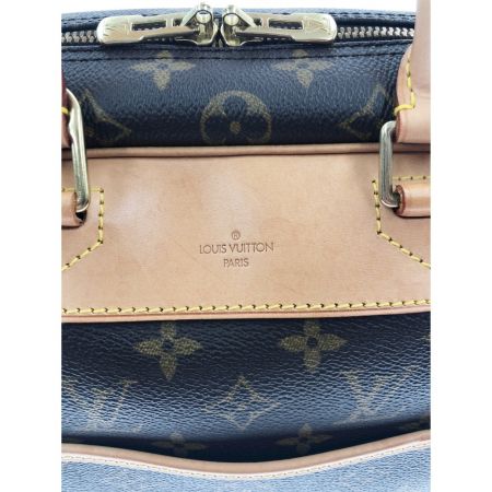  LOUIS VUITTON ルイヴィトン モノグラム ボーリング・ヴァニティドーヴィル ボストンバッグ  M47270 ブラウン x ベージュ
