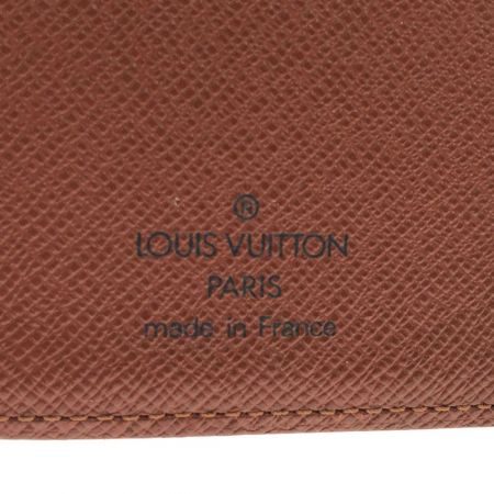  LOUIS VUITTON ルイヴィトン モノグラム アジェンダPM 手帳カバー R20005  ブラウン