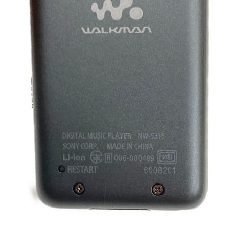  SONY ソニー ウォークマン ポータブルオーディオプレーヤー NW-S315