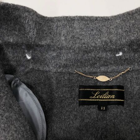  Leilian レリアン レディース コート サイズ11 グレー