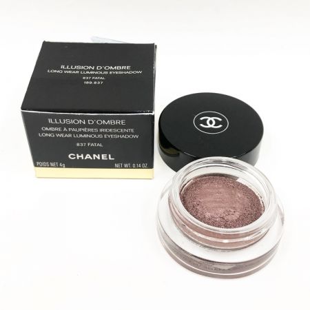  CHANEL シャネル アイシャドウ イリュージョン ドンブル 837 ファタル