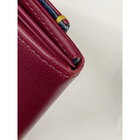 Paul Smith ポールスミス フォトグラムアイリストリム 長財布 エンジ