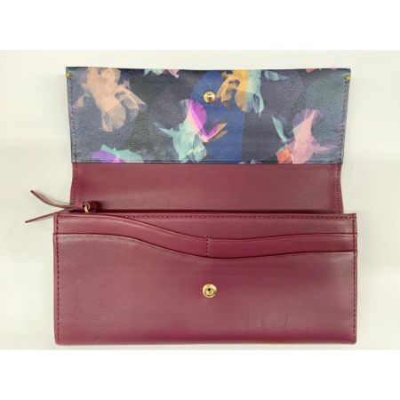  Paul Smith ポールスミス フォトグラムアイリストリム 長財布 エンジ