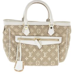 〇〇 LOUIS VUITTON ルイヴィトン サビア カバMM  パドロック・鍵付 M93495 ベージュ x ホワイト Cランク