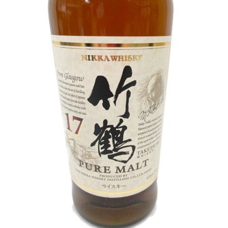 【北海道内限定発送】 TAKETSURU 竹鶴/ニッカウイスキー ウイスキー17年 700ml 43% 未開栓