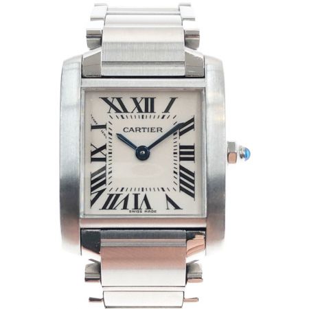  Cartier カルティエ 腕時計 タンクフランセーズ レディース 2384 シルバー