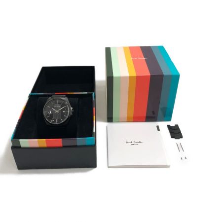  Paul Smith ポールスミス Closed Eyes クローズドアイズ メンズ腕時計 1116-T020658 ブラック