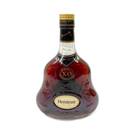  Hennessy ヘネシー ジャス ヘネシー Jas Hennessy XO ブランデー コニャック 金キャップ クリアボトル 古酒 未開栓
