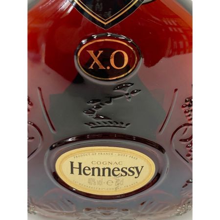  Hennessy ヘネシー ジャス ヘネシー Jas Hennessy XO ブランデー コニャック 金キャップ クリアボトル 古酒 未開栓