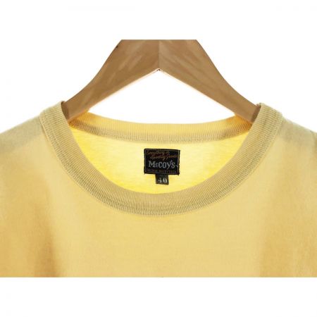  Mccoys メンズ Tシャツ サイズL イエロー