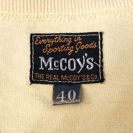 Mccoys メンズ Tシャツ サイズL イエロー