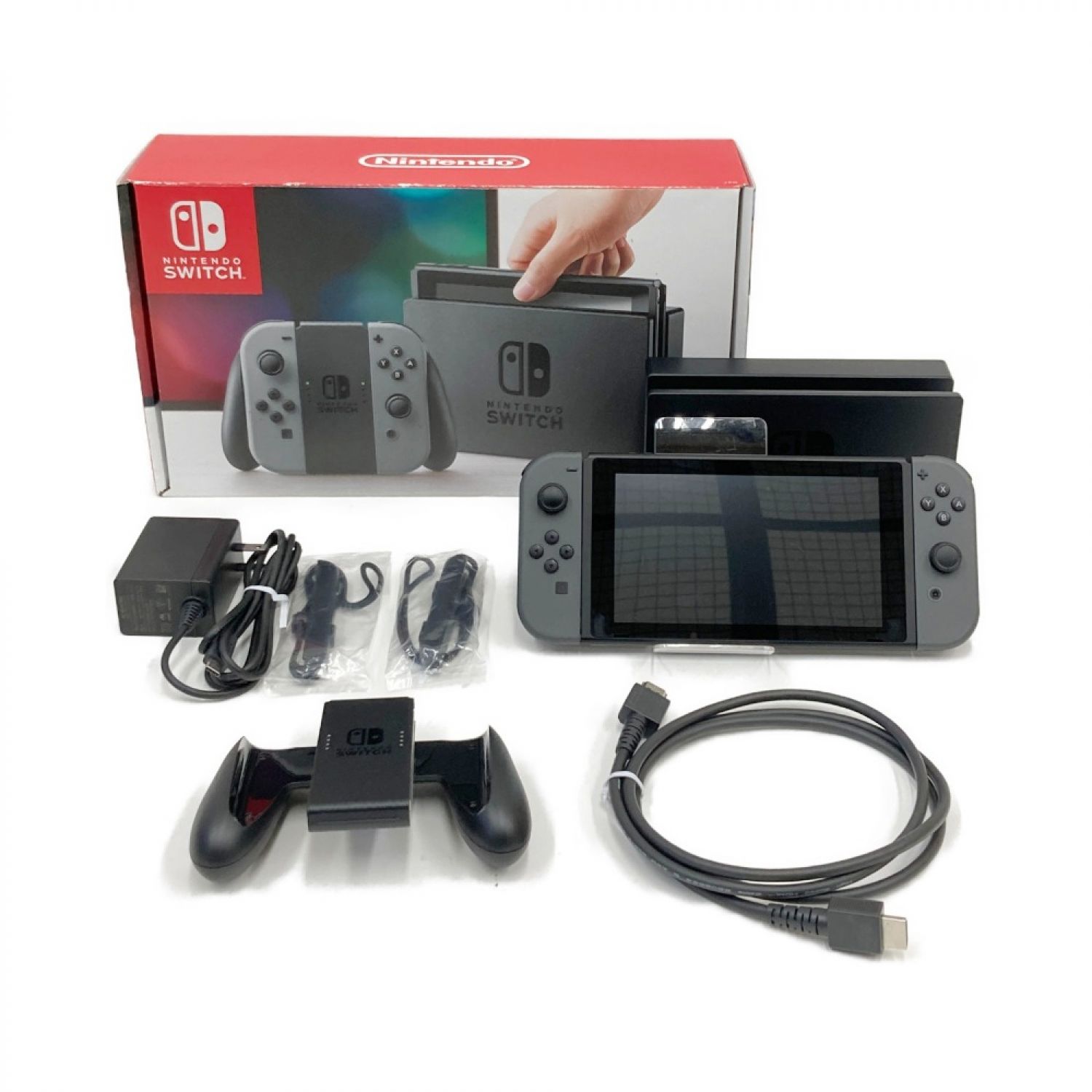 中古】 Nintendo ニンテンドウ Nintendo Switch ゲーム機本体 HAC-001 ...