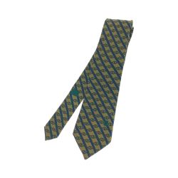 〇〇 CELINE セリーヌ ネクタイ ブラウン Bランク