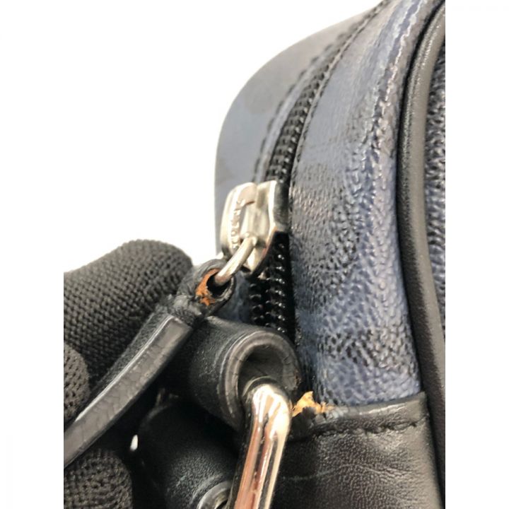 COACH コーチ ヘリテージ ストライプ シグネチャー ショルダーバッグ F70589 ネイビー｜中古｜なんでもリサイクルビッグバン