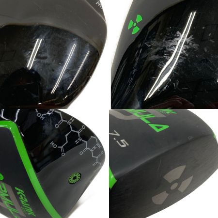  KRANKGOLF ドライバー フォーミュラ FORMULA 5 7.5 ブラック×グリーン x グリーン