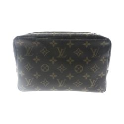 〇〇 LOUIS VUITTON ルイヴィトン コスメポーチ モノグラム トゥルーストワレット23 M47524 ブラウン Bランク