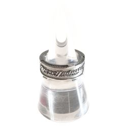 〇〇 DIESEL ディーゼル リング 指輪 18号 シルバー Bランク