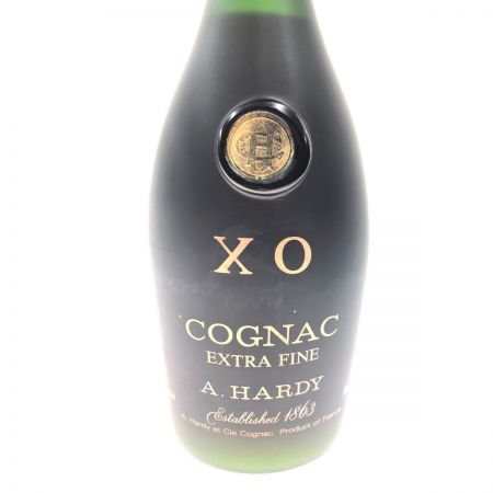 【中古】 A.HARDY XO EXTRA FINE COGNAC ブランデー 750ml 40