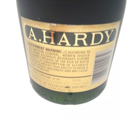   A.HARDY XO EXTRA FINE COGNAC ブランデー 750ml 40度 未開栓