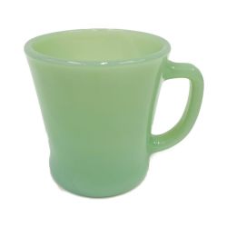 〇〇 Fire King ファイヤーキング ジェダイ カップ Dハンドルマグ グリーン Bランク