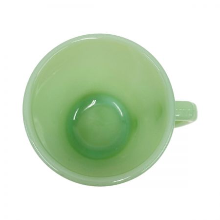  Fire King ファイヤーキング ジェダイ カップ Dハンドルマグ グリーン