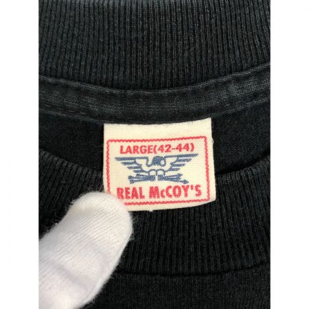  THE REAL McCOY'S ザリアルマッコイス メンズ Tシャツ サイズLARGE ブラック