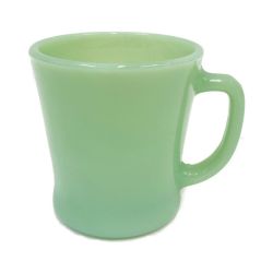 〇〇 Fire King ファイヤーキング ジェダイ カップ Dハンドルマグ グリーン Bランク